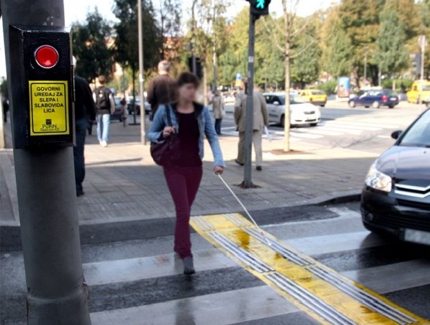 Accessibility Projects Traffic lights with sound on the corner of Nemanjina street and Svetozar Markovic street